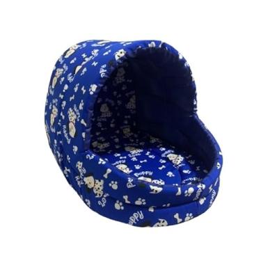 Imagem de Cama para cachorro, cama para animais de estimação, cama para gato, pequena, média, grande (Azul, Médio)