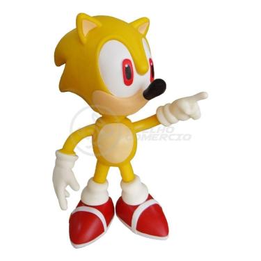 Imagem de Boneco Action Figure Super Sonic 23cm Sonic