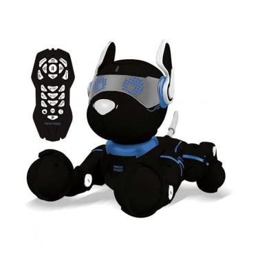 Imagem de Robô Cachorro Programável Inteligente LEXiBOOK DOG01BK com Controle Remoto e Função de Treinamento para Crianças Acima de 3 Anos, Preto