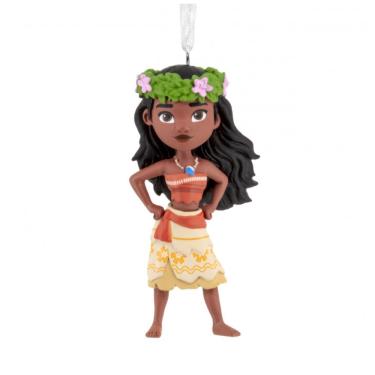 Imagem de Enfeite Natalino Hallmark Keepsake 2025 Disney Princesa Moana Estilizada, Resina, 3,8 x...