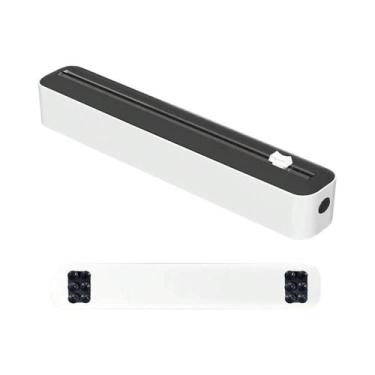 Imagem de Dispensador De Filme Plástico Para Cozinha Preto, Azul, Amarelo E Verd