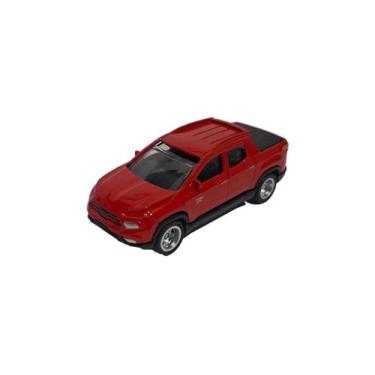 Imagem de Miniatura Fiat Toro 1/64 carrinho de metal pneus de borracha de coleci