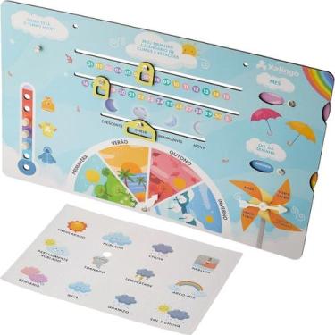 Imagem de Calendário Meteorológico Clima Steam Brincadeira Educativa - Xalingo