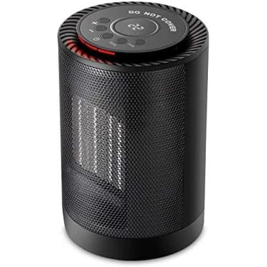 Imagem de KRASS Aquecedor elétrico de espaço, aquecedor elétrico PTZ de cerâmica oscilante portátil 1500W/750W com termostato ajustável aquecedor de acampamento para tendas, Collector88