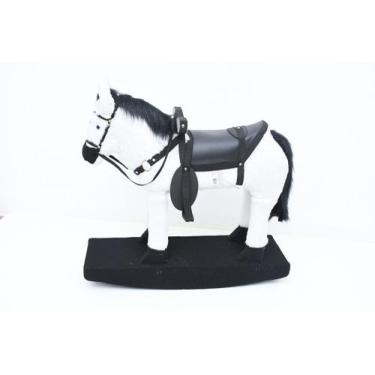 Imagem de Cavalo Cavalinho Brinquedo Infantil De Montar Modelo Ponei Luxuoso - C