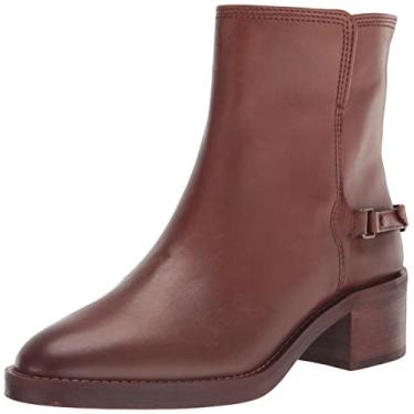 Imagem de Franco Sarto Bota feminina L-colt no tornozelo, Couro marrom uísque, 9