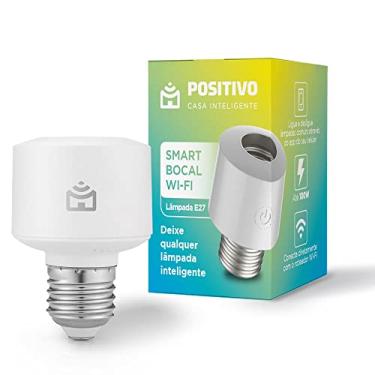 Imagem de Smart Bocal Wi-Fi Positivo Casa Inteligente, Soquete E27, 100W, Branco, Bivolt - Compatível com Alexa