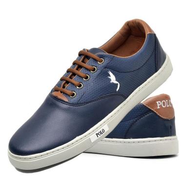 Imagem de Sapatenis Masculino Tenis Polo Blu Conforto Casual Lindo-Masculino
