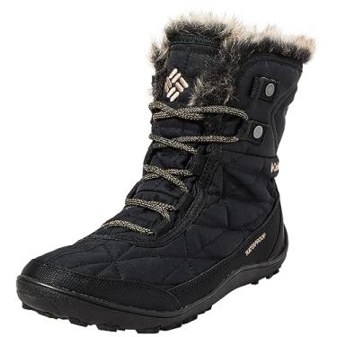 Imagem de Columbia Bota de neve feminina Minx Shorty II, Preto, pedra, 10 Wide