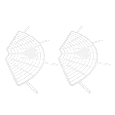 Imagem de Simhoa 1 par de plástico bicicleta traseira proteção do assento rede saia pernas pé - branco