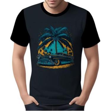 Imagem de Camisa Camiseta Estampadas Carros Moda Cenário Praia Hd 4 - Enjoy Shop