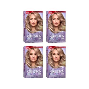 Imagem de Coloraçao Koleston 818 Louro Claro Perola - Kit C/4Un