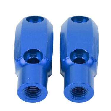 Imagem de Monta de elho de Moicleta, 1 par de Monta de elho R de Moicleta M10 X 1.5 Rosca No Sentido Horário Braçadeira de elho de Guiador de Ferro Ajustável