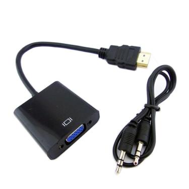 Imagem de Adaptador HDMI para VGA Full HD 1080p Preto