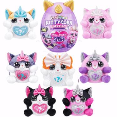 Imagem de Rainbocorns Kittycorn 10 Surpresas Serie 7 3+ F01501 Fun