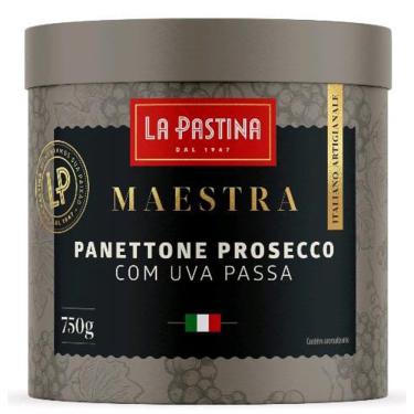 Imagem de Panetone Italiano Prosecco com Uvas Passas la pastina 750g