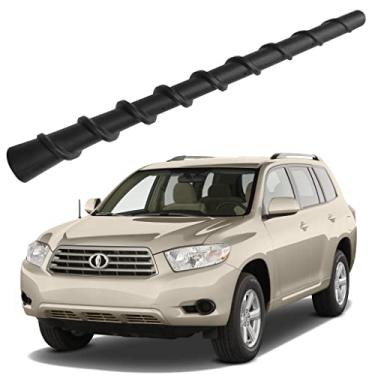 Imagem de Antena para Toyota Highlander (2001-2013), Toyota Celica (2000-2005), MR2 (2000-2005), Sienna (1998-2014), acessórios de substituição de antena de carro flexível em espiral de 17 cm FM AM