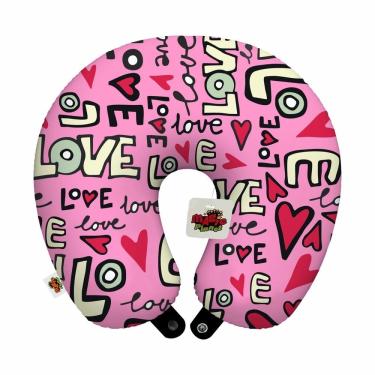 Imagem de Almofada de pescoço viagem love namorados lembrança