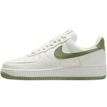Imagem de Nike Air Force 1 Low feminino, Branco e verde 3808 106, 36