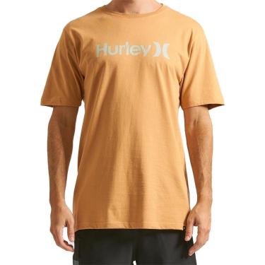 Imagem de Camiseta Hurley O&O Solid WT24 Masculina Mostarda