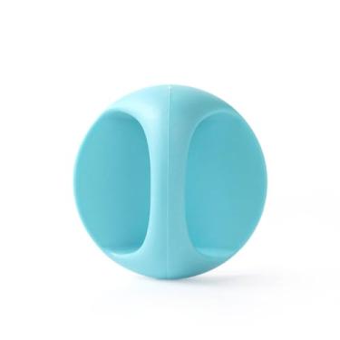 Imagem de Maçaneta adesiva redonda autoadesiva, sem costura, para armários, janelas, gavetas, guarda-roupas, varanda, vidro, ferramenta deslizante, s, azul