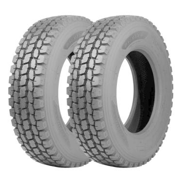 Imagem de Jogo 2 Pneus Speedmax Aro 22.5 Dalmax D3 275/80R22.5 147/144K 16 Lonas