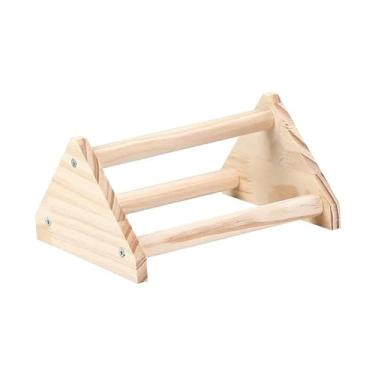 Imagem de Fenteer Pintinho poleiro brinquedo quintal pintinho poleiro frango brinquedo acessórios suporte de madeira frango pássaro brinquedo para bebês pintinhos