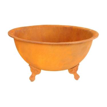 Imagem de Lenheiro Lareira Braseiro Envelhecida Externa Em Ferro 107cm