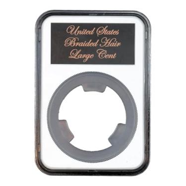 Imagem de Ursae Minoris Elite Certified-Style Coin Holder for US Braided Hair Large Cent and Hard Times Token 1839-1857