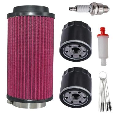 Imagem de JDLLONG Filtro de ar 7080595 e filtro de óleo 2520799 3084963 adequado para Polaris Sportsman 335 400 450 500 550 EFI HO Magnum 325 500 Trail Blazer 330 Trail Boss 325 330 Xpedition 425 325 3255 ATP