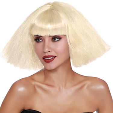 Imagem de Dreamgirl Peruca feminina bob, loira, ajustável