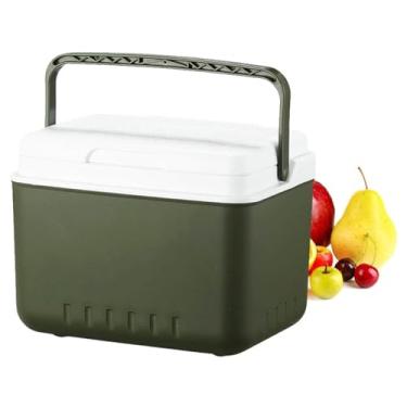 Imagem de Refrigerador para ambientes externos, refrigerador de gelo com isolamento multicamadas 6/9/15/24L, refrigerador doméstico para carro, refrigerador portátil (6L)