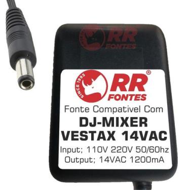 Imagem de Fonte De Alimentação Compativel Dj Mixer Vestax Ac 14v 1,2a VMC-004 XL