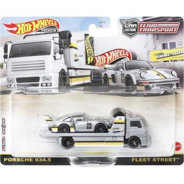 Imagem de Hot Wheels Legends Tour Team Transport Porsche 934.5 Mattel, Prateado,