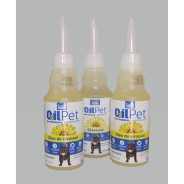 Imagem de Kit 2 O3ilPet - Óleo Ozonizado de Girassol Dermoprotetor com Vitaminas