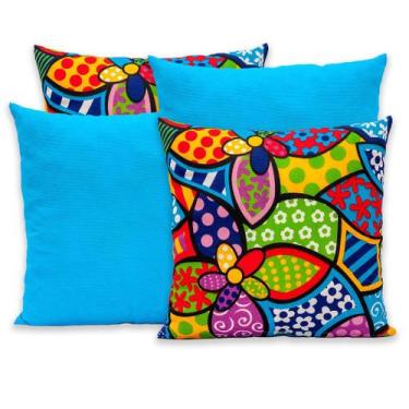 Imagem de Kit 4 Capas de Almofada com Zíper Gorgurinho 40x40cm - RAFALORO, ROMER