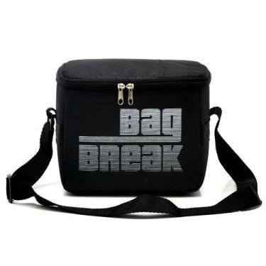 Imagem de Bolsa Lancheira Térmica Fitness  Mid Sk Preto - BAG BREAK, Único, Pret