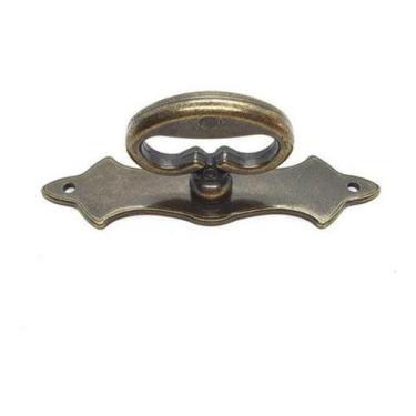 Imagem de Kit 7 Puxador Dourado Ouro Velho Puxadores De Armario Metal - Telis Fe