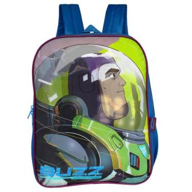 Imagem de Mochila Escolar De Alças Buzz Lightyear Toy Story Azul - Luxcel, Buzz 