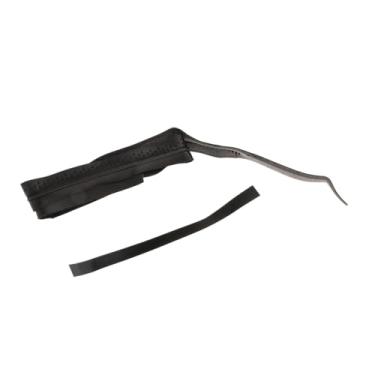 Imagem de Vaveren Fita adesiva para raquete de pickleball, cabo para raquete de pickleball, fita de PU absorvente respirável e, envoltório para raquete de, Preto