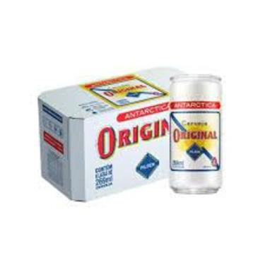 Imagem de Cerveja Original Antarctica Pack 8 Latas De 269ml