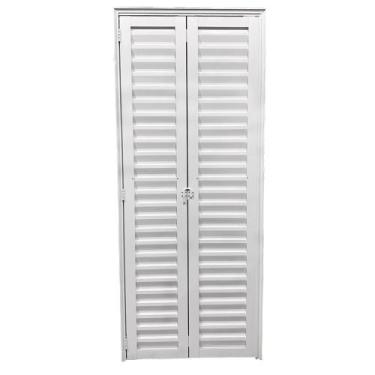 Imagem de Porta Camarão Palheta Alumínio Branco Linha Veneza - BERGAMO, Esquerda