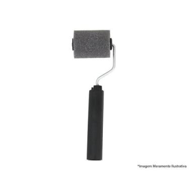 Imagem de Rolo Espuma Compel Poliester Preta 05Cm C/C 1010 c/48pcs