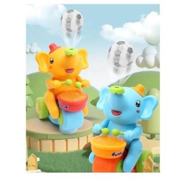 Imagem de Brinquedo elétrico musical interativo do elefante com luzes , sons, le