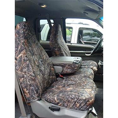 Imagem de Covercraft Capas de assento personalizadas para banco frontal SeatSaver - Tecido de poliéster, marrom oculto