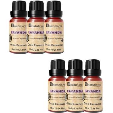 Imagem de ÓLEO ESSENCIAL  LAVANDA 10ml NATUFLORES KIT 6 UND