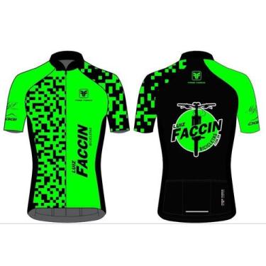 Imagem de Camisa Luiz Faccin Bicicletas Masculina - FREE FORCE, G, Preto com ver