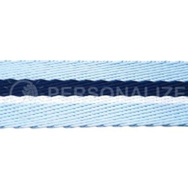 Imagem de Alça Chic Branca Azul Bebe E Azul Marinho 30 MM 03 Metros - Personaliz