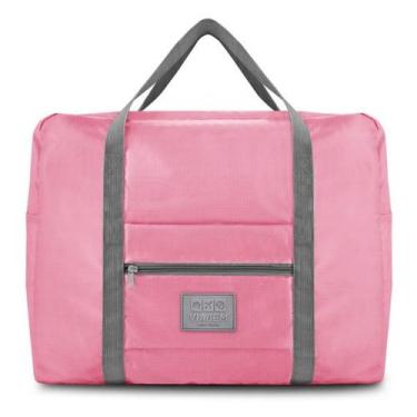 Imagem de Bolsa de Viagem Dobrável Tamanho G Jacki Design Viagem, Rosa
