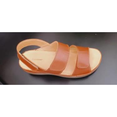 Imagem de sandalia para pe de diabete - Zarouhi, Marrom, 35